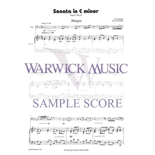 Handel arr Foster - Sonata in C Min.