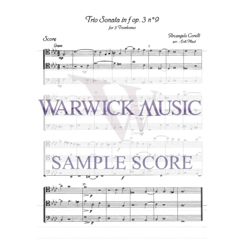 Corelli arr Mast - Trio Sonata No. 9