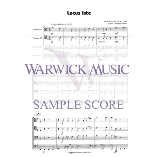 Bruckner arr Solomon - Locus Iste