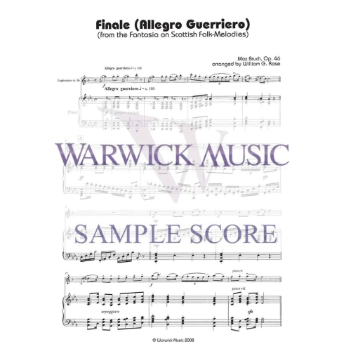 Bruch arr Rose - Finale from Fantasia on Scottish Folk Melodies