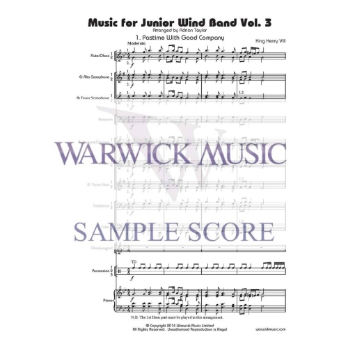 Music for Junior Wind Band Vol. 3