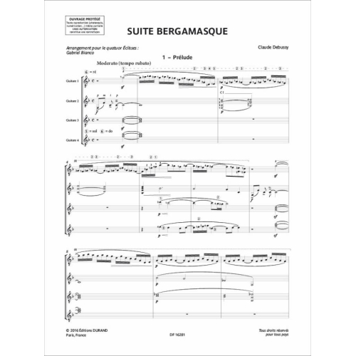 Claude Debussy - Suite Bergamasque