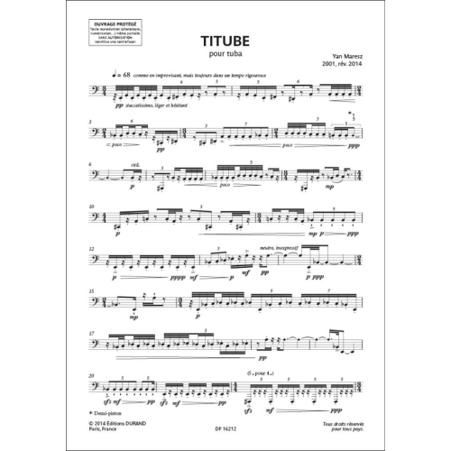 Yan Maresz - Titube