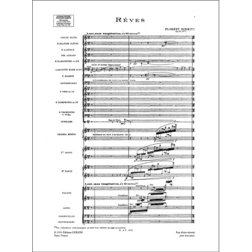 Florent Schmitt - Reves Poche