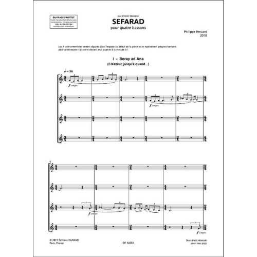 Philippe Hersant - Sefarad