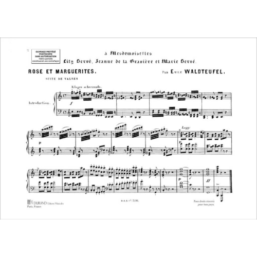 Emile Waldteufel - Rose & Marguerites P