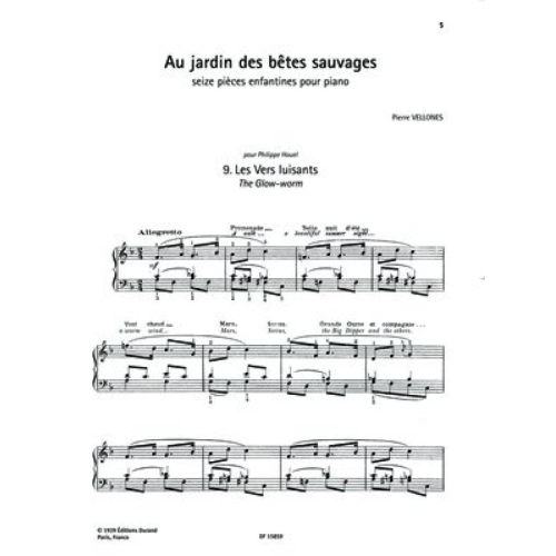 Pierre Vellones - Au jardin des bêtes sauvages