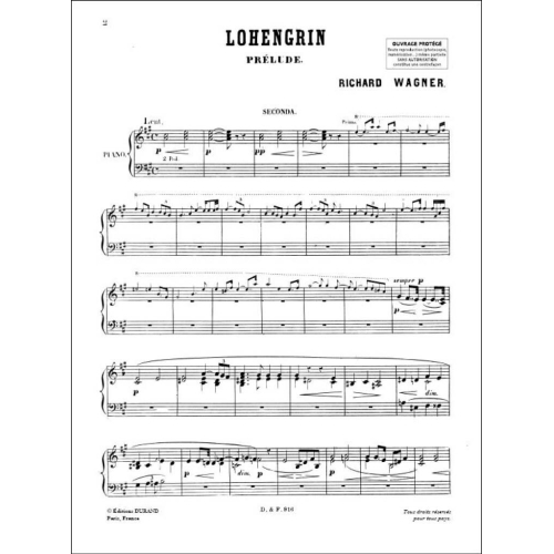 Richard Wagner - Lohengrin Prelude 4 Ms