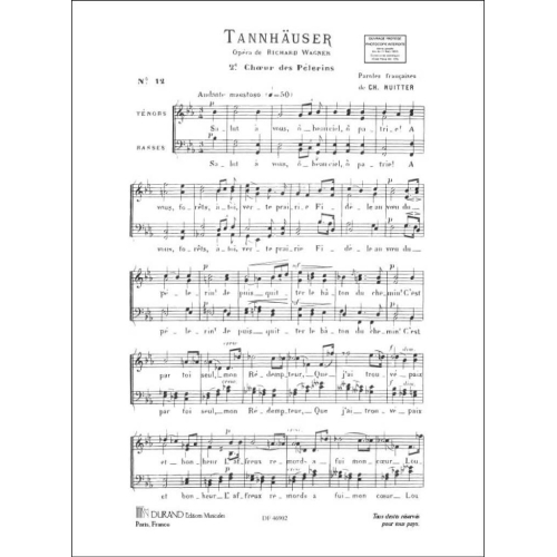 Richard Wagner - Choeur Des Pelerins
