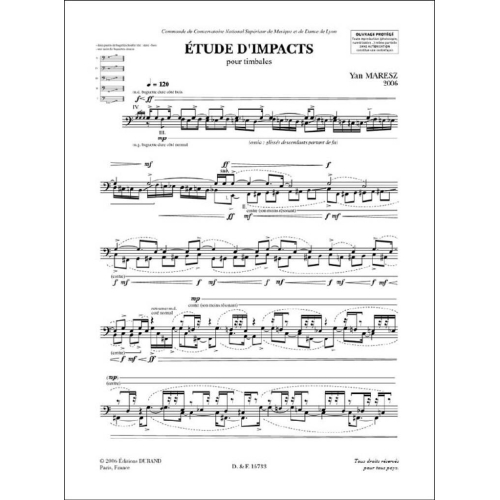 Yan Maresz - Etude D'Impacts (2006)