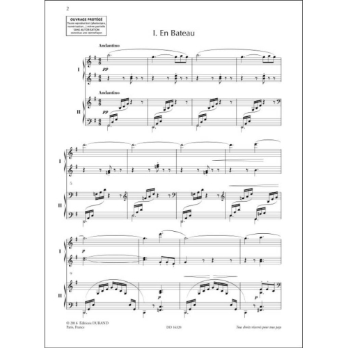 Claude Debussy - Petite suite pour piano à quatre mains