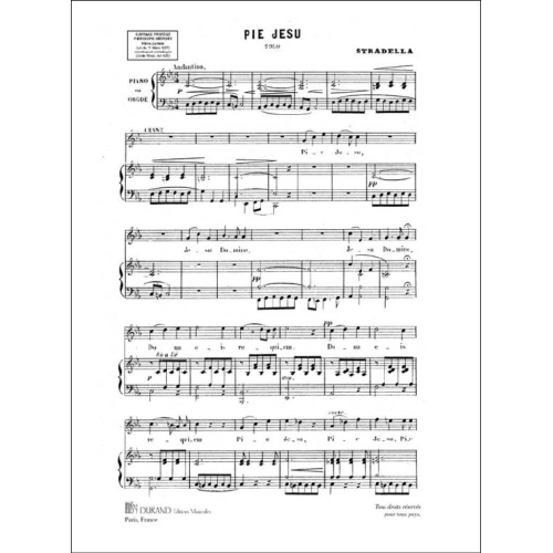 Alessandro Stradella - Pie Jesu Chant-Orgue