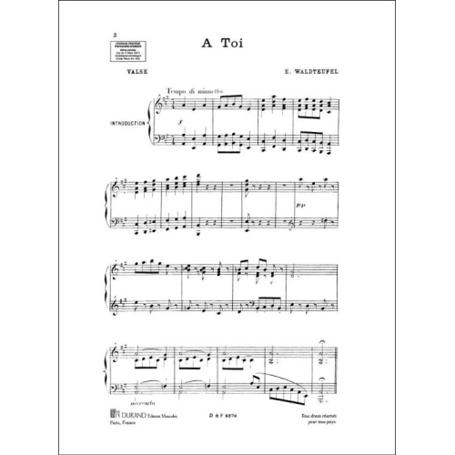 Emile Waldteufel - 100 Danses Vol Iv Piano