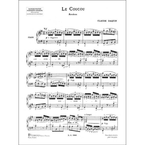 Louis-Claude Daquin - Coucou Piano