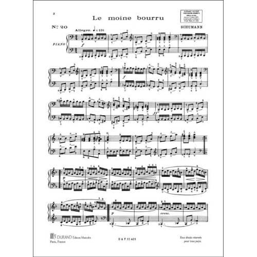 Robert Schumann - Moine Bourru Piano