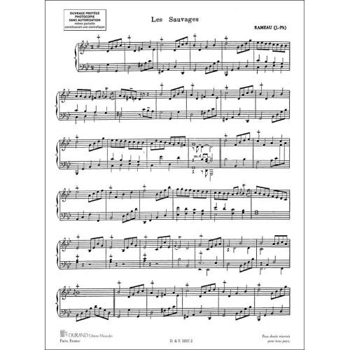 Jean-Philippe Rameau - Les Sauvages
