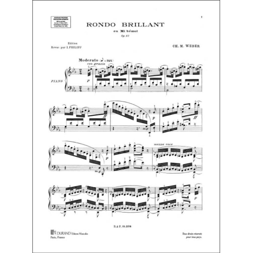 Carl Maria von Weber - Rondo Brillant Piano
