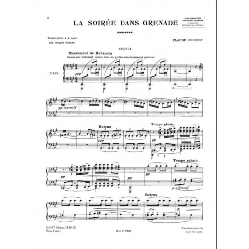 Claude Debussy - La Soiree Dans Grenade