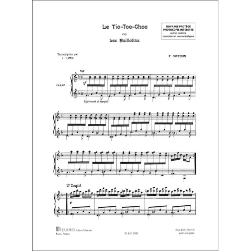 François Couperin - Le Tic-Toc-Choc Ou Les Maillotins