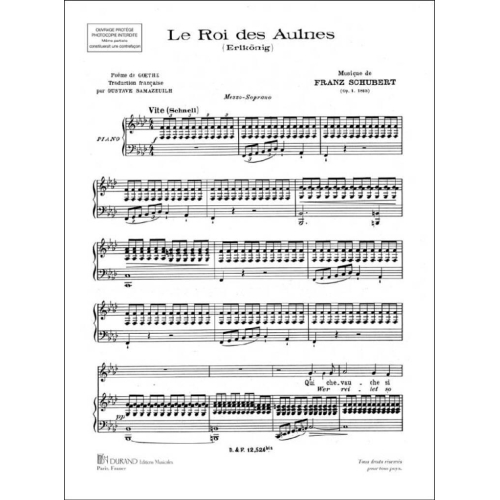 Franz Schubert - Le Roi Des Aulnes