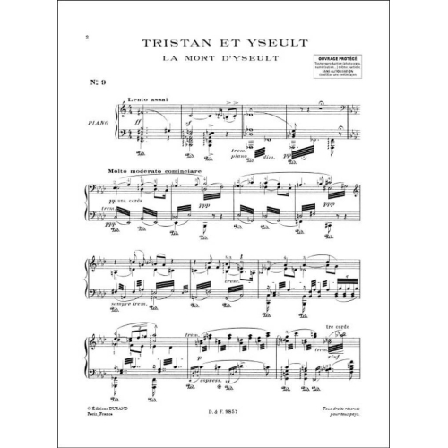 Richard Wagner - Mort D'Isolde Piano (Liszt