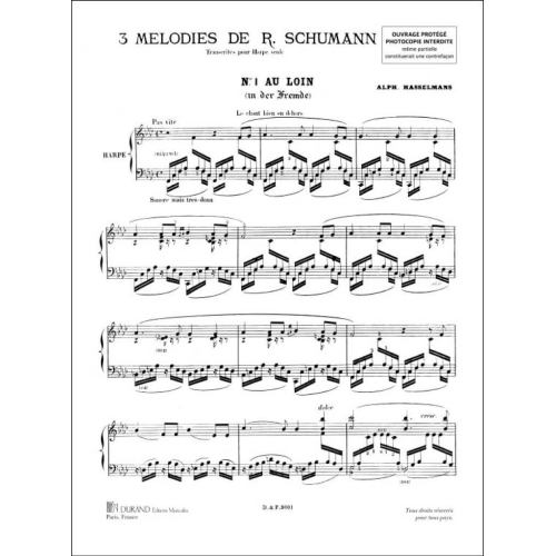 Robert Schumann - 3 Melodies