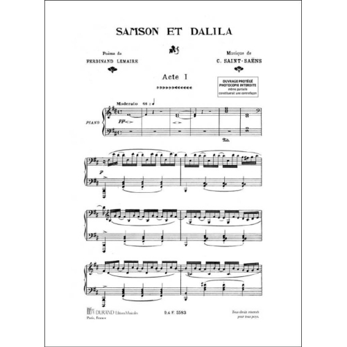 Camille Saint-Saëns - Samson et Dalila