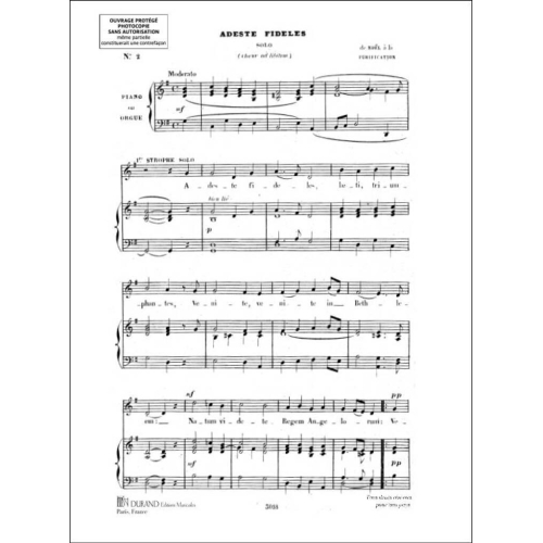 Anonymous - Adeste Fideles Mezzo-Orgue (Auteur Inconnu