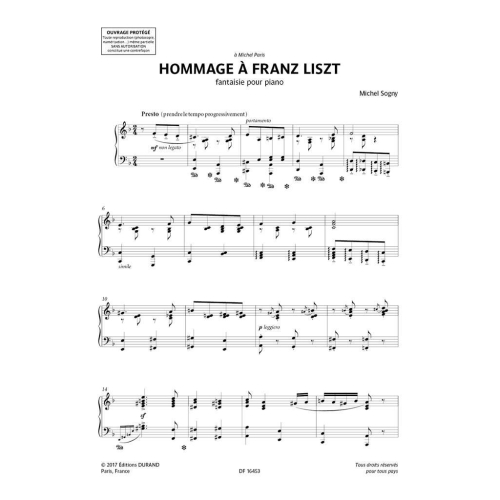 Michel Sogny - Hommage à Franz Liszt