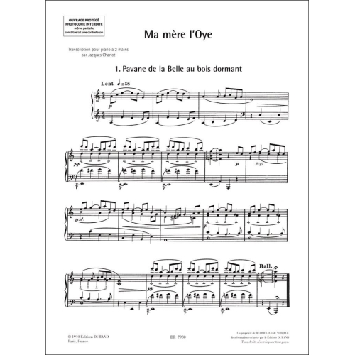 Maurice Ravel - Ma Mère L'Oye