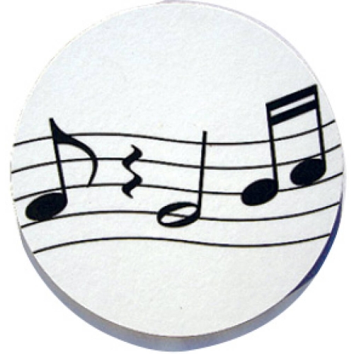 Mugmats Wavy Music White
