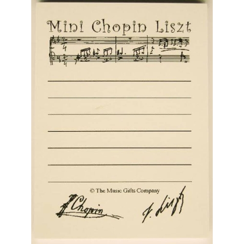 Sticky Pad Chopin Liszt