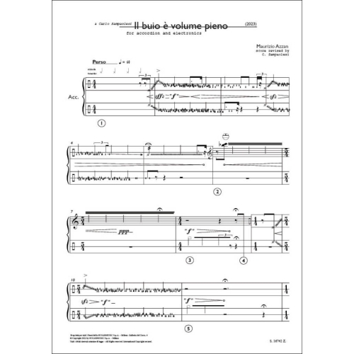 Maurizio, Azzan - Il buio è volume pieno