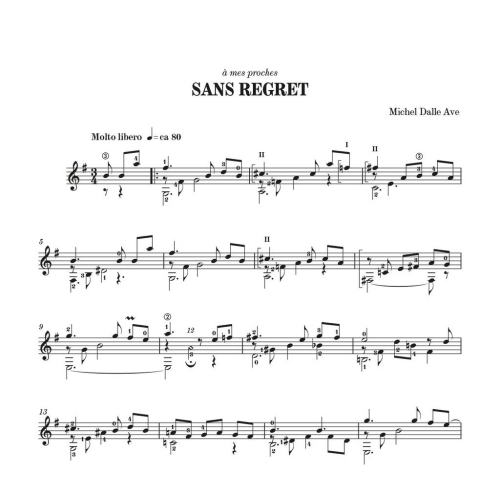 Ave, Michel Dalle - Sans regret