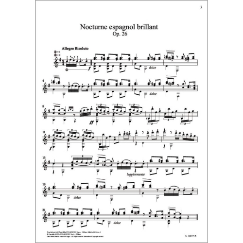 Le Dhuy, J.B.A - Nocturne Espagnol Brillant Op. 26