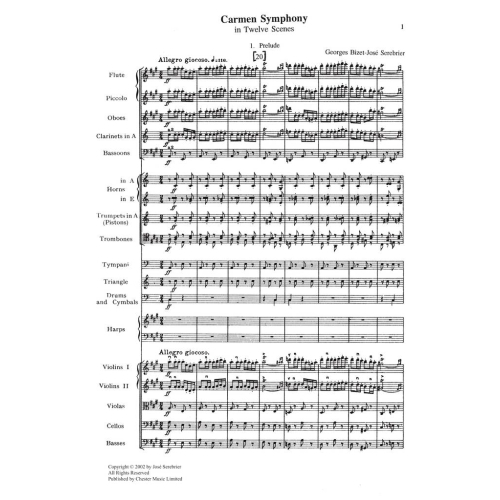 Bizet, Georges - Carmen Symphony