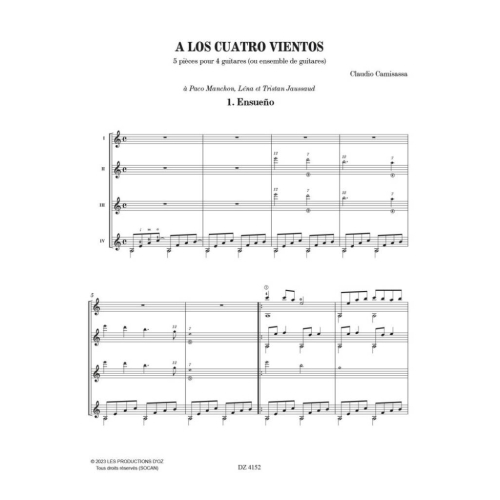 Camisassa, Claudio - A los Cuatro Vientos