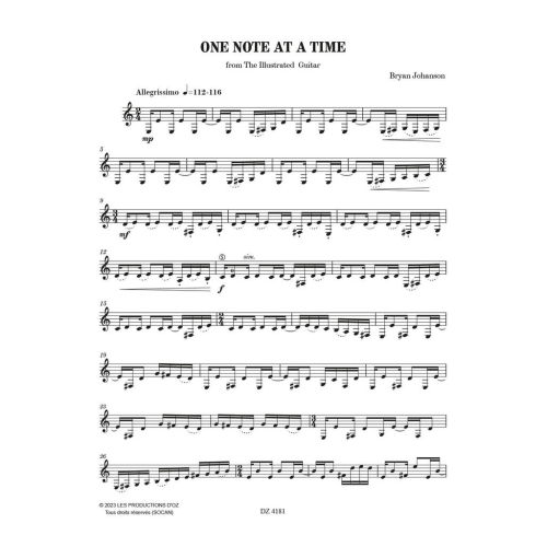 One Note at a Time - The Illustrated Guitar