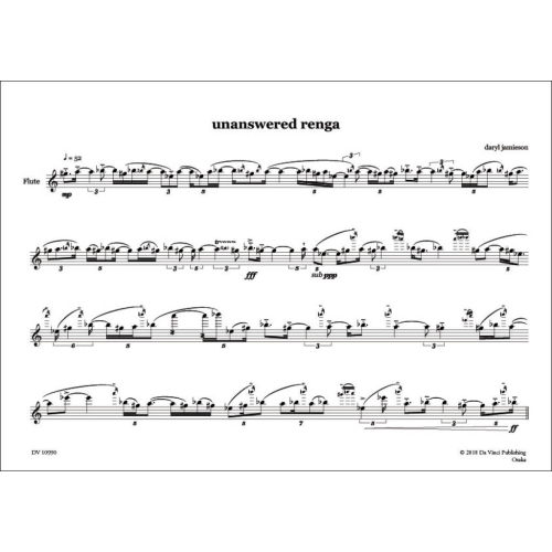 Unanswered Renga, for Flute