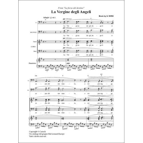 Giuseppe Verdi - La Vergine degli Angeli, da La Forza del Destino