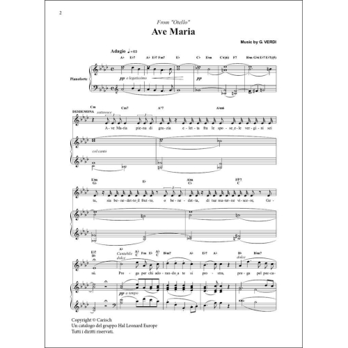 Giuseppe Verdi - Ave Maria, da Otello