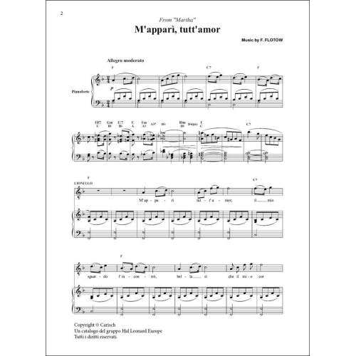 Friedrich von Flotow - M'apparì, tutt'amor, da Martha