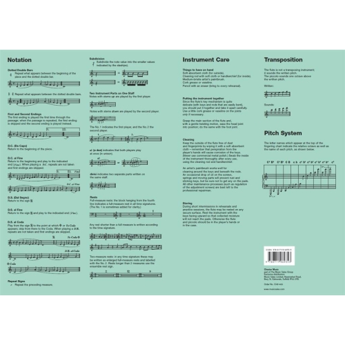 Flute Fingerering Chart