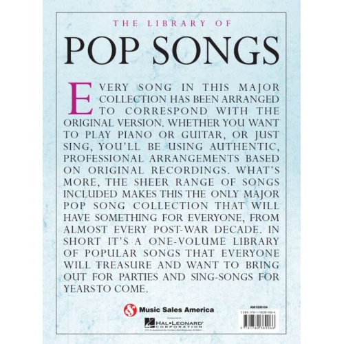 The Library Of Pop Songs