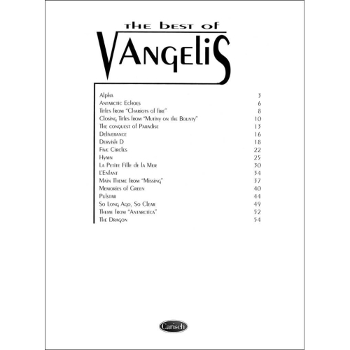 Vangelis - Vangelis: The Best