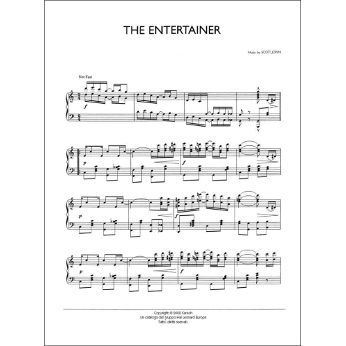 Scott Joplin - The Entertainer