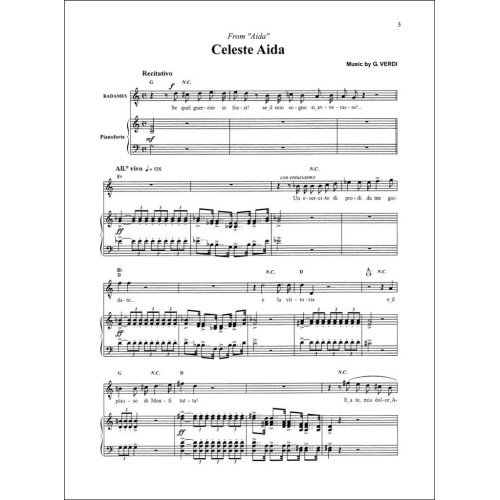 Giuseppe Verdi - Celeste Aida, da Aida