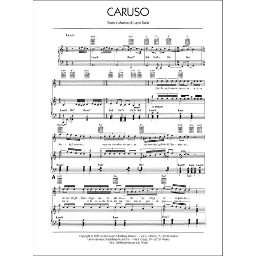 Lucio Dalla: Caruso
