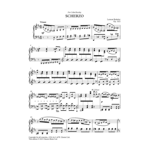 Lennox Berkeley - Scherzo Op.32 No.2