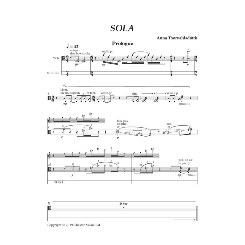 Anna Thorvaldsdottir - Sola